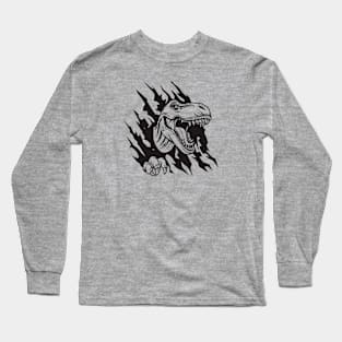 T Rex Dinosaur Long Sleeve T-Shirt